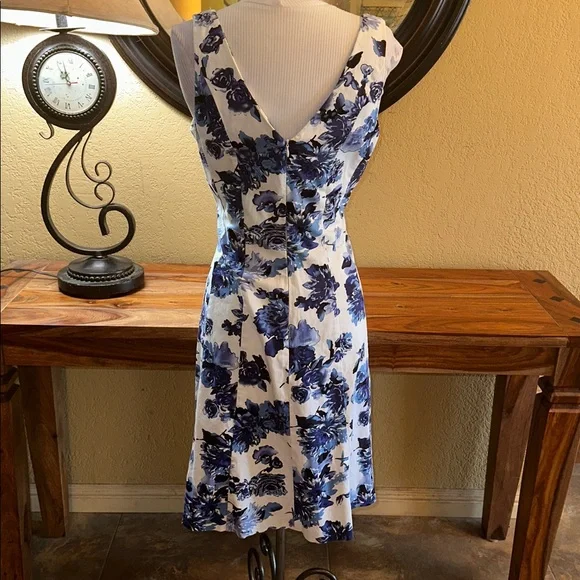 Chaps Fit and Flare Dress - Picture 4 of 5